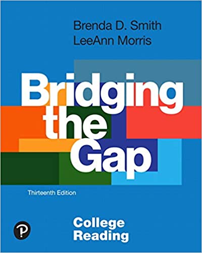 Bridging the Gap:  College Reading (13th Edition)[2019] - Original PDF